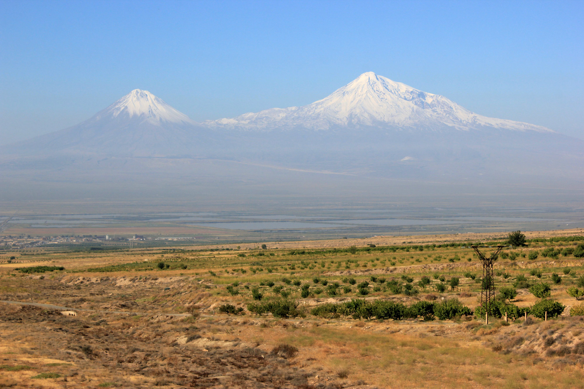 Ararat. View from Karki (Tigranashen).